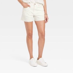 Universal Thread White High Rise Jean Short
